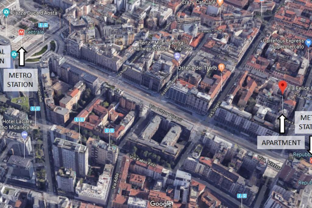 Suite Mm3/Repubblica, 2 Min. Da Staz. Centrale Mediolan Zewnętrze zdjęcie